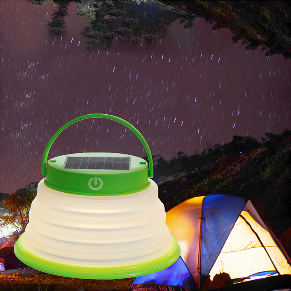 Outdoor Portable LED Solar Lantern Led Tent Camping Lamp Usb Flashlight Rechargeable Battery Tent Light Hanging Hook Lamp