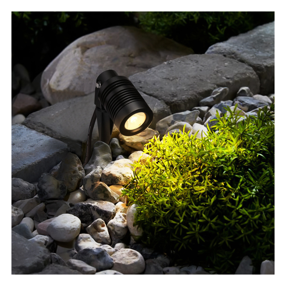 IP65 10W 3000K LED Garden Light With Spike Waterproof Adjustable Yard Pathway Landscape Courtyard Spot Lamp