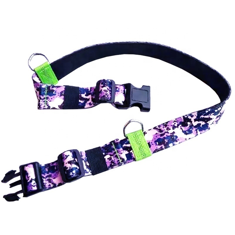 Customized Print Shock Absorbing Dog Running Sublimation Bungee  Heat Transfer Pet Leash