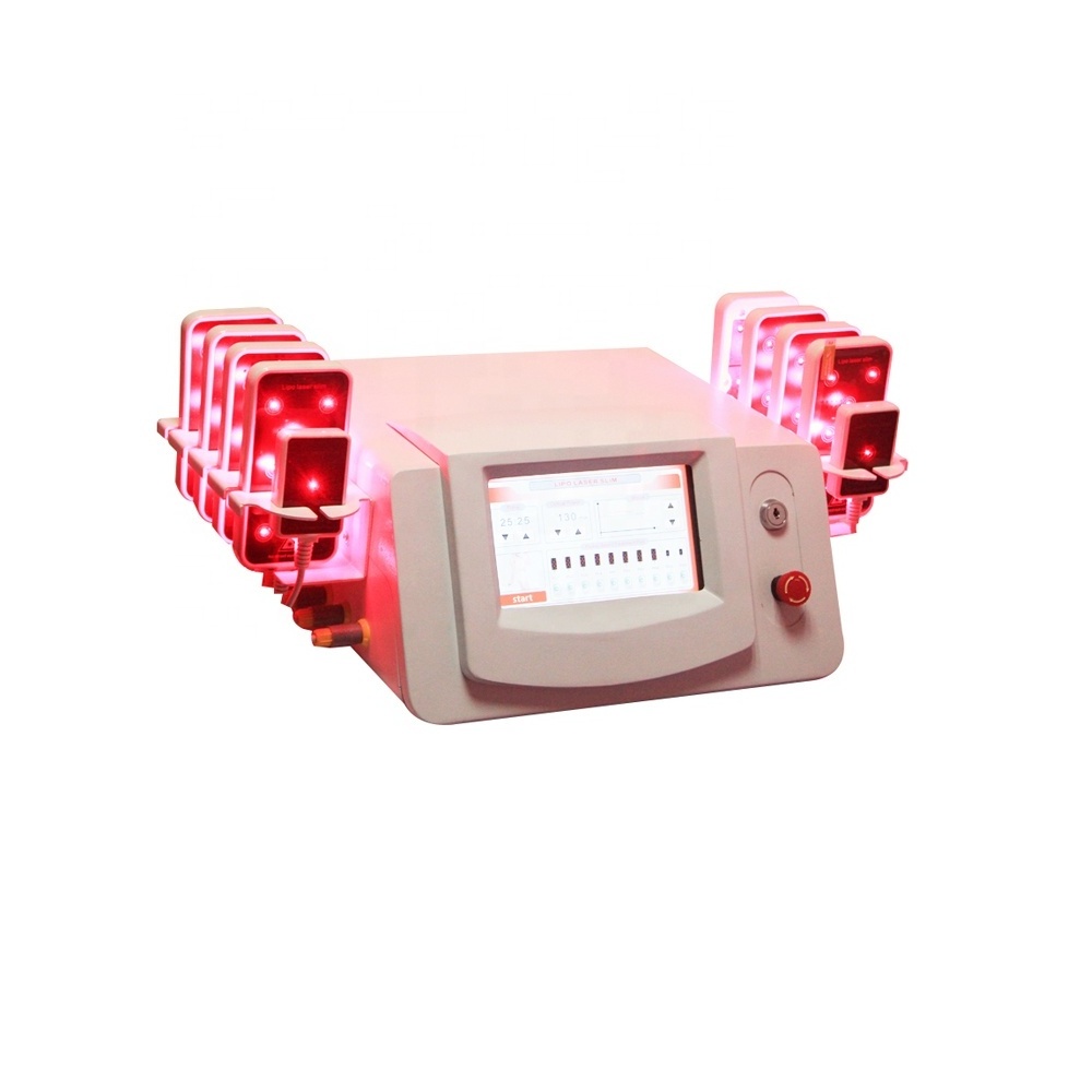 Adelgazar use Mitsubishi Diode laser for Lose Weight 12 Pads lipo laser slimming machine lipolaser 9 en 1 lipolaser machine