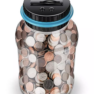 Personal Counter Digital Counting Coin Bank. Piggy Bank Savings Jar for US Coins