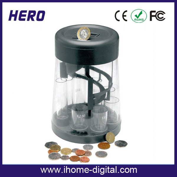 Coin Piggy Bank Saving Jar Digital Coin Counter sorter with LCD Display Large Capacity Money Saving Box