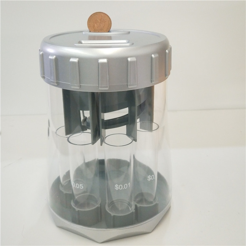 Plastic money counter mixed sorters coin piggy bank