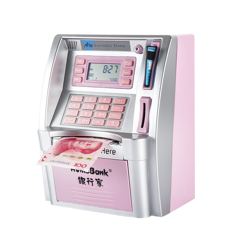 Top Selling High Quality Electronic ATM Saving Money Bank Digital Piggy Bank With User Card