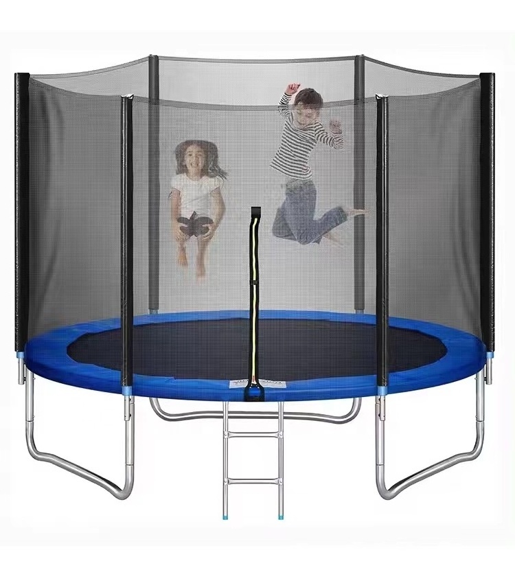 6/8/10/12/14/16FT Jumping bungee Trampoline Outdoor Trampoline for Kids and Adults with Safety Net and Spring Padding