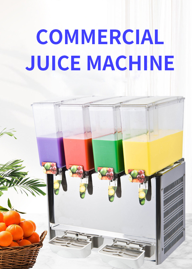 hot sale 3 tanks electric juice dispenser machine cold drink juice dispenser beverage dispenser