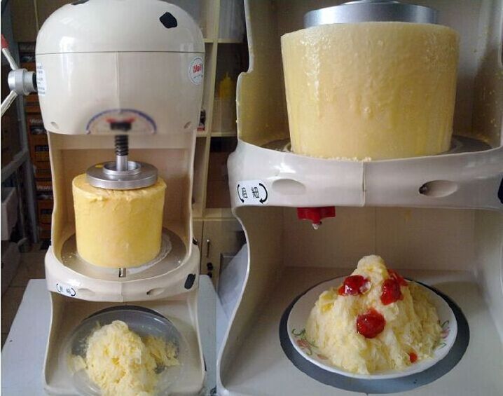 Shaved Ice Cream Machine Commercial Ice Shaving Snow Cone Ice Crusher Maker Machine