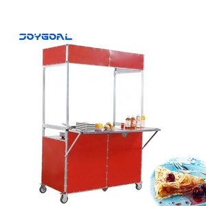 commercial outdoor car fast food cart for sale stainless steel mobile food cart collapsible food truck