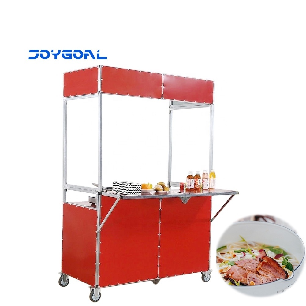 best selling 2022 hot sale food cooking carts ice cream car mobile fast food truck mobile kitchen food cart with wheels