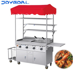 Mini beer bar airstream trailer halal food truck mobile caravan hot food coffee carts for frying food sale