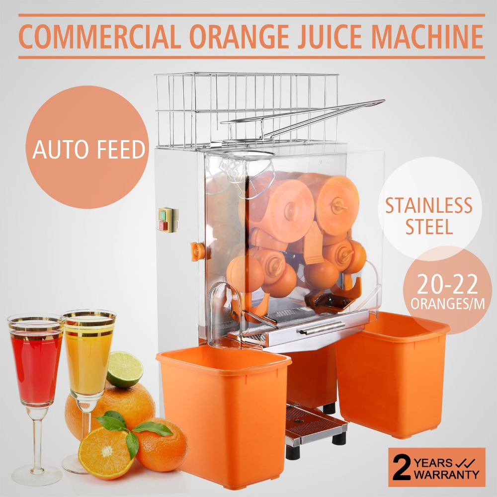 Automatic Orange  Industrial Stainless Steel Fruit Juicer Machine