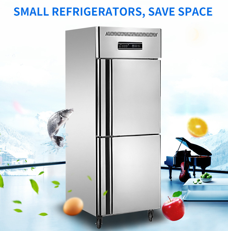 428L single door upright bottom freezer vertical fridge & freezer combo commercial refrigerator for kitchen