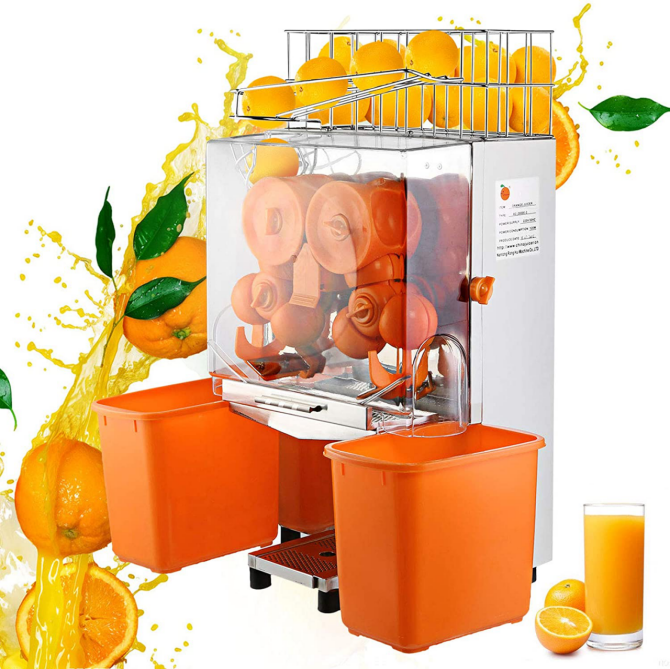 Automatic Orange  Industrial Stainless Steel Fruit Juicer Machine