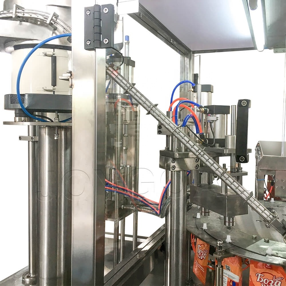 JOYGOAL Automatic preformed bag packing machine for liquid / liquid soap spout pouch filling machine