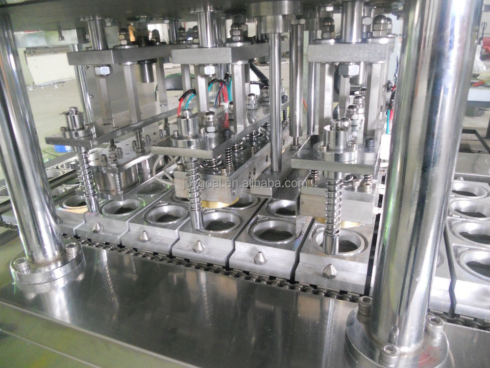 Automatic cup filling sealing packaging machine coffee milk yogurt soybean salad jelly jam packing machine