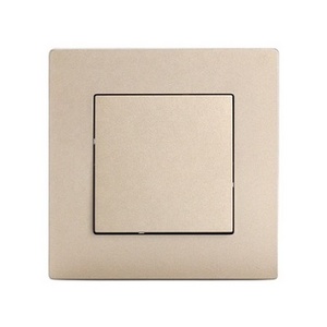 European Model Wall Decorative Switch Flame Retardant Hotel Switch PC Panel Cover Plate Classic 1 Gang Light Switch