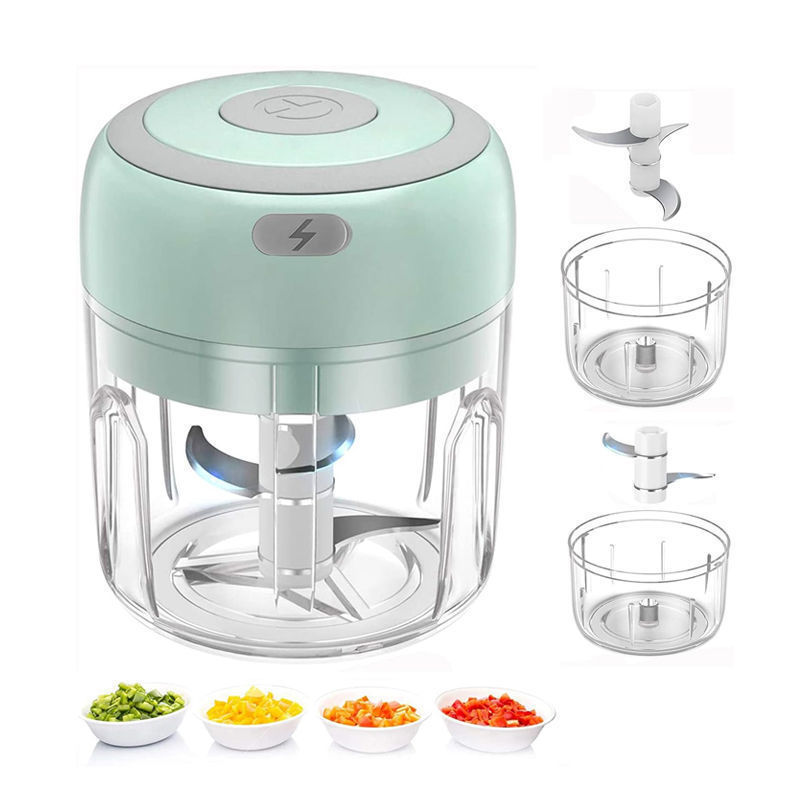 Portable Food Grade Electric Mini Garlic Chopper with USB Charging