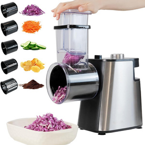 High Quality Upgrade Food Slicer Cheese Grater Kitchen Gadget Automatic Electric Vegetable Cutter