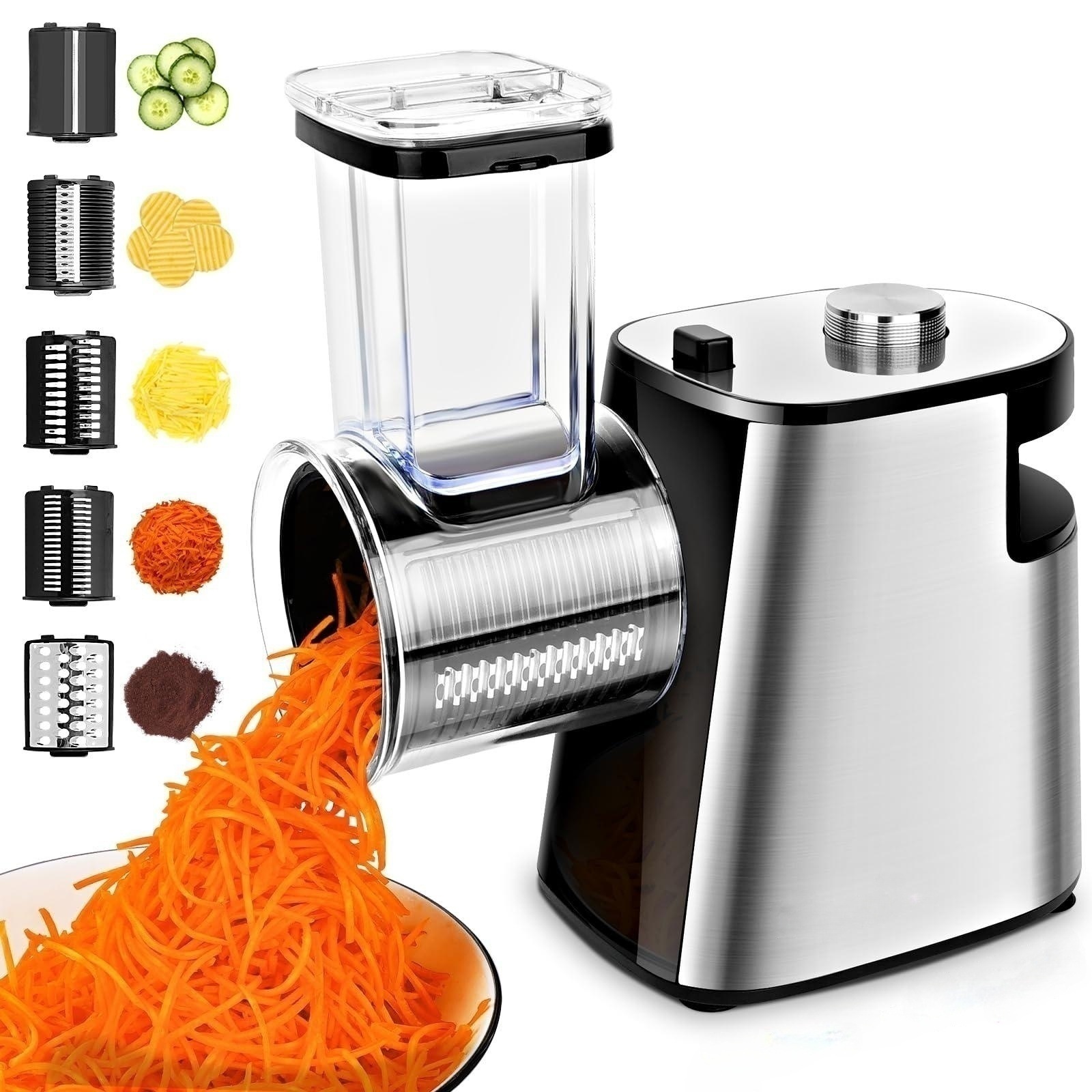 High Quality Upgrade Food Slicer Cheese Grater Kitchen Gadget Automatic Electric Vegetable Cutter