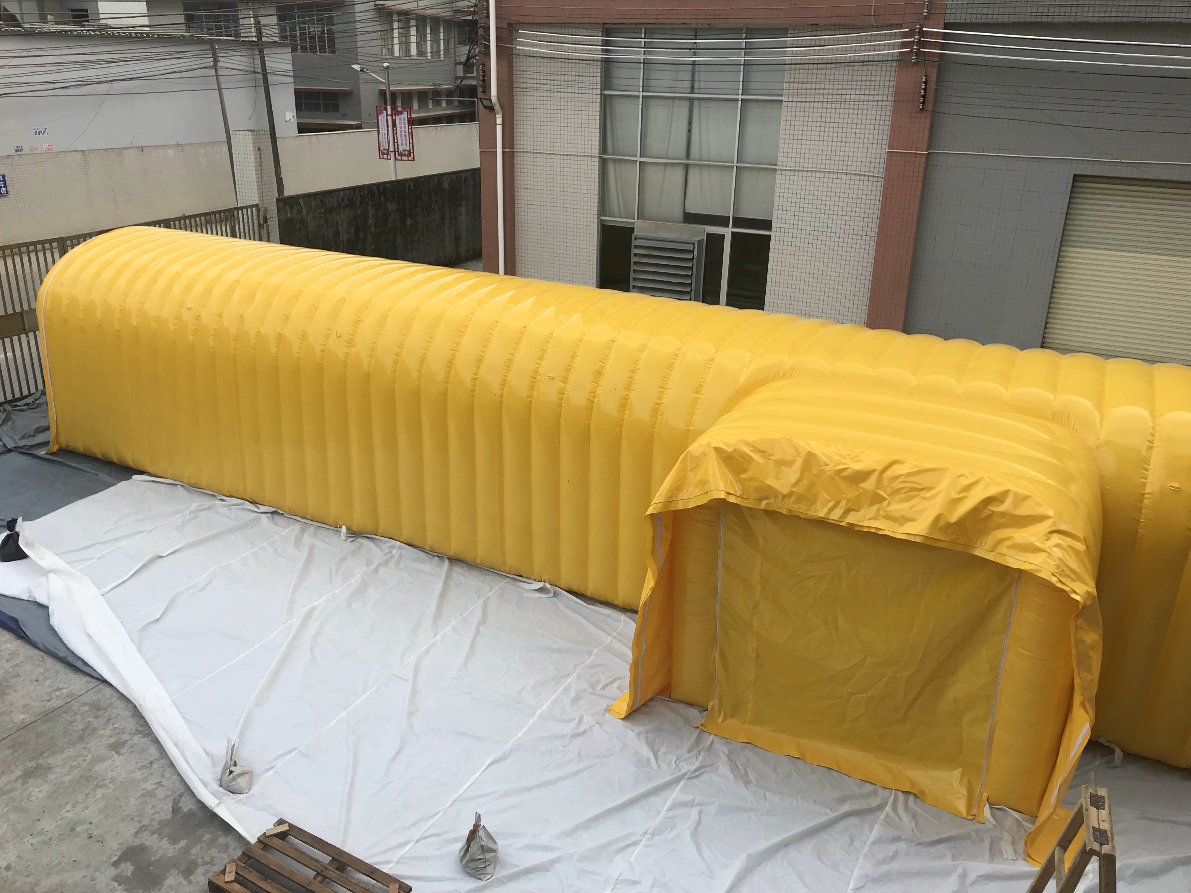 Custom size inflatable building tunnel large inflatable air tent rentals