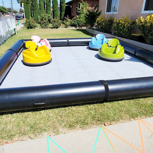 Inflatable Pipe race track venue inflatable race outdoor Inflatable karting car track bumper car arena racing track for kids