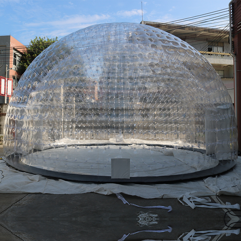 Inflatable Airtight Bubble Dome Tent for Outdoor Lawn Camping Transparent PVC Material Tent for Them Workshop Windproof