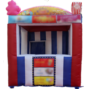 Customizable Carnival Advertising Inflatable Cube Booth Tent Ice Cream Popcorn Drink Stall Mini Inflatable Candy Floss Booth