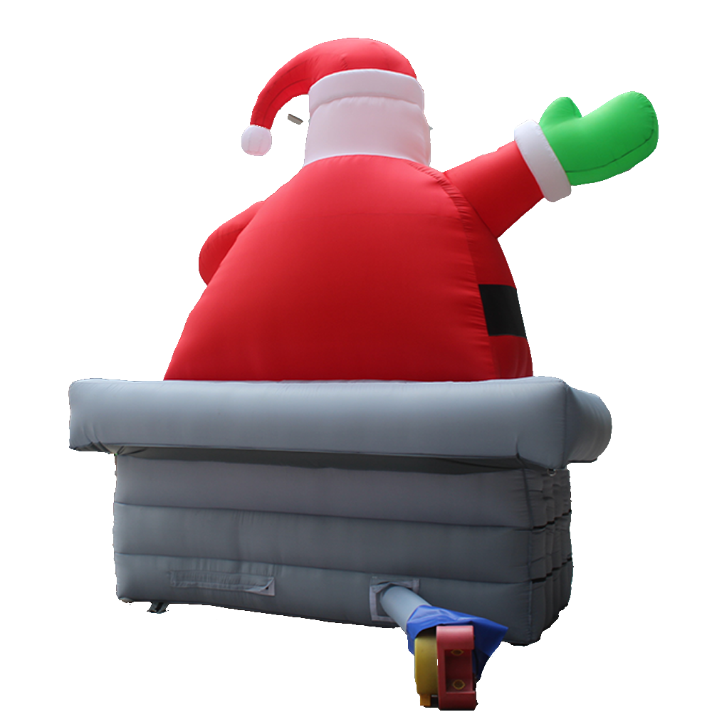 Outdoor Commercial Custom Size Blow up Giant PVC Christmas Advertising Air Inflatable Santa Claus For Decoration