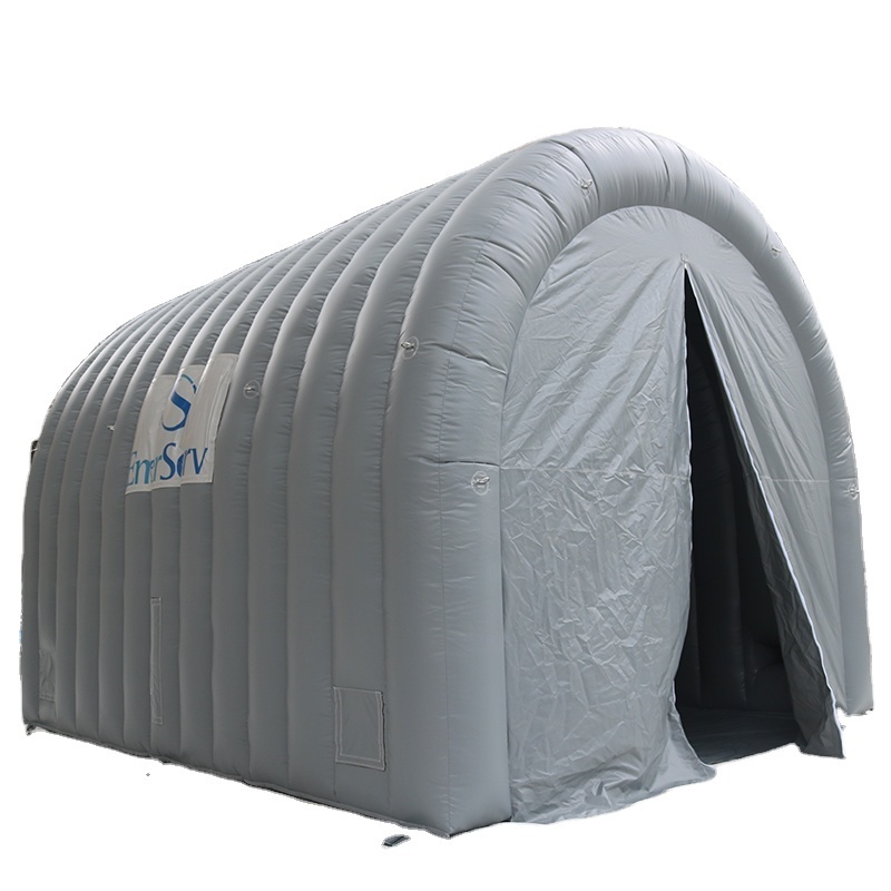 Customized Advertising Inflatable Sport Tunnel Tent Portable Car Workshop For Event