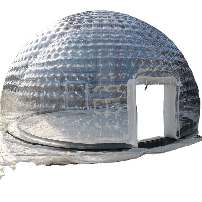 Inflatable Airtight Bubble Dome Tent for Outdoor Lawn Camping Transparent PVC Material Tent for Them Workshop Windproof