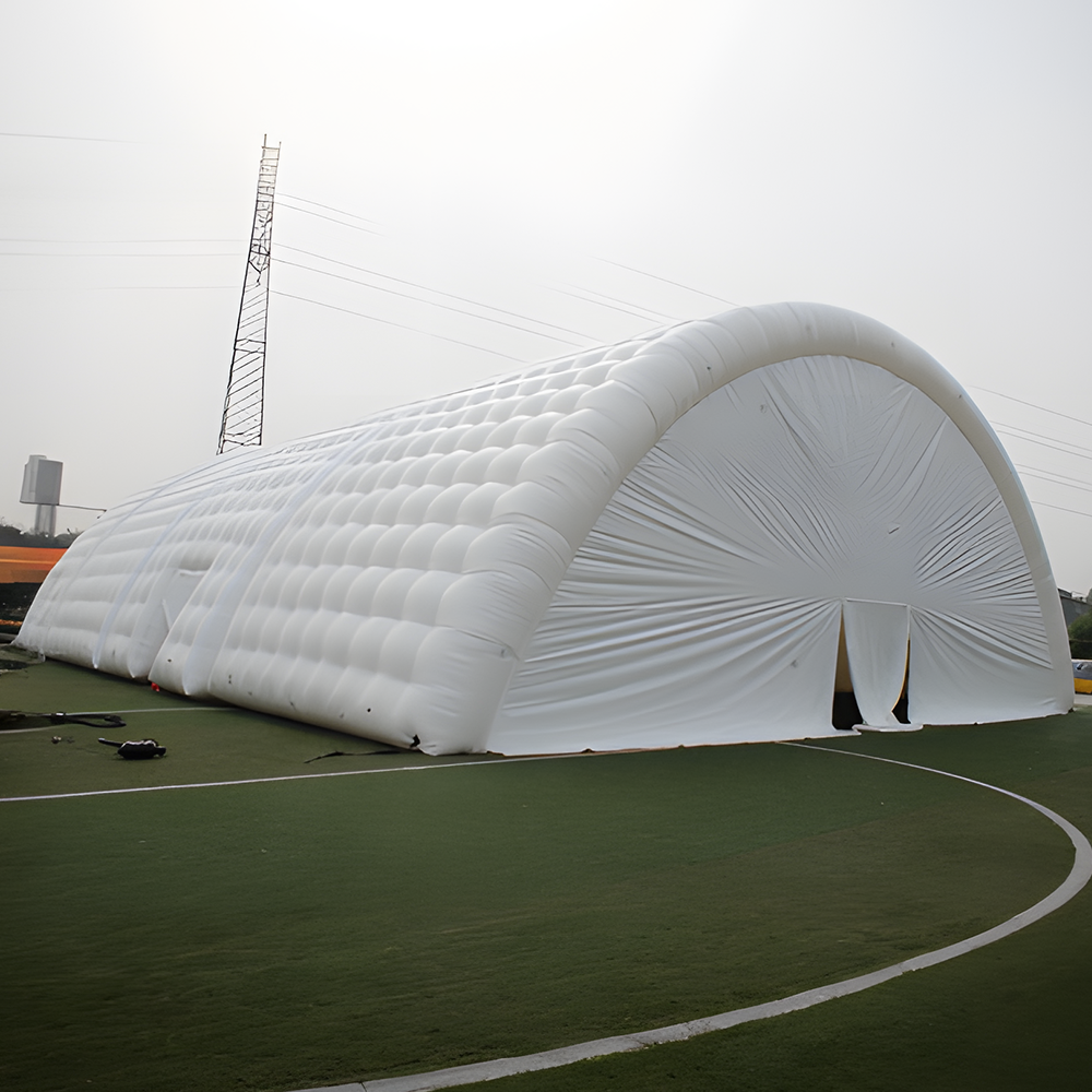 Outdoor Storage Inflatable Warehouse Tunnel Tent Inflatable structure Hangar for Aircraft