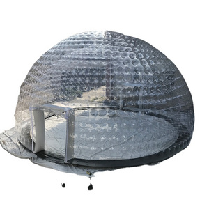 Inflatable Airtight Bubble Dome Tent for Outdoor Lawn Camping Transparent PVC Material Tent for Them Workshop Windproof