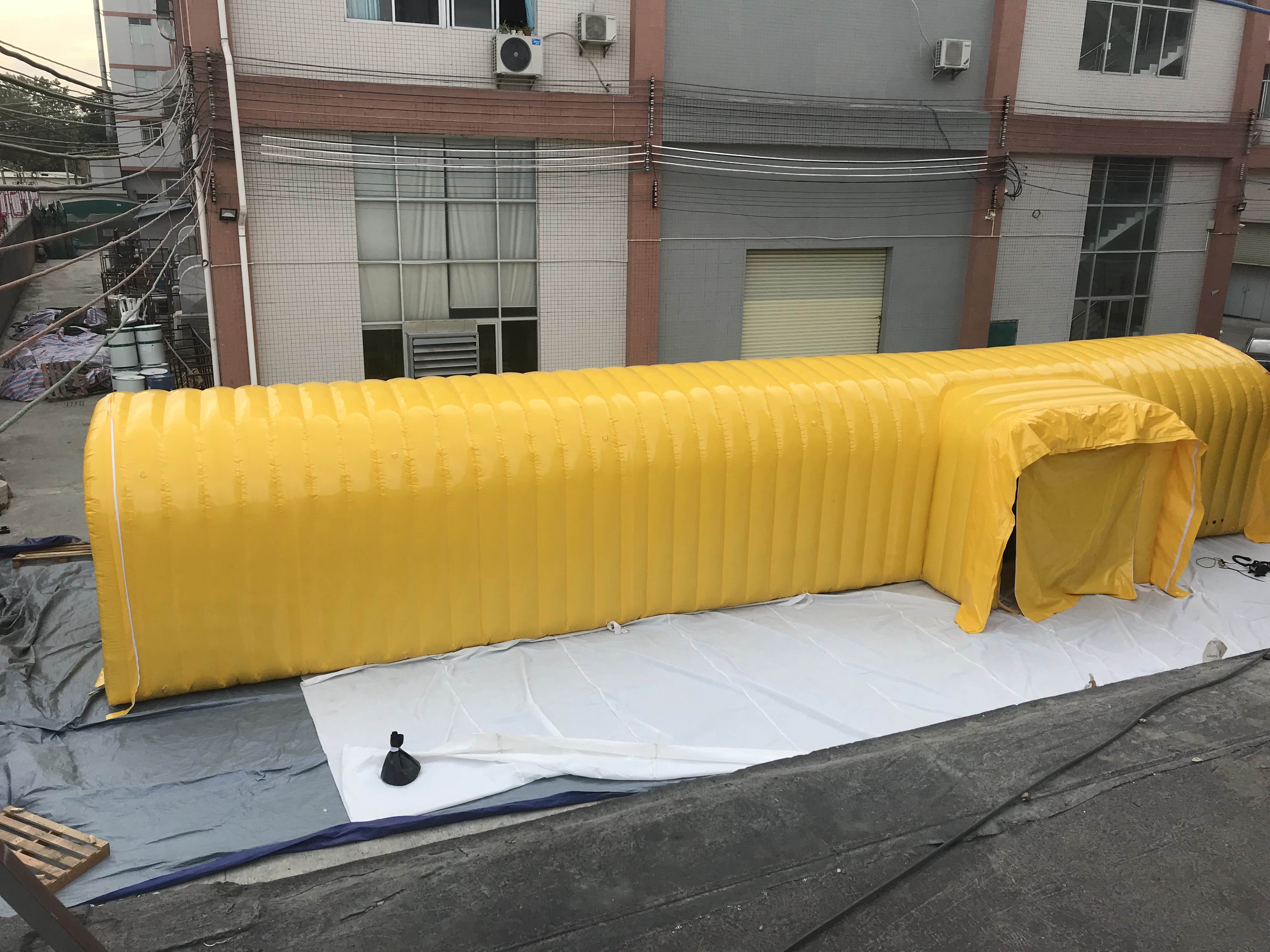 Custom size inflatable building tunnel large inflatable air tent rentals