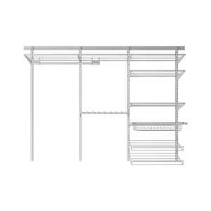 Factory price customized Laundry room wall storage shelve with wire basket shelve shoe rack  trousers rack and so on