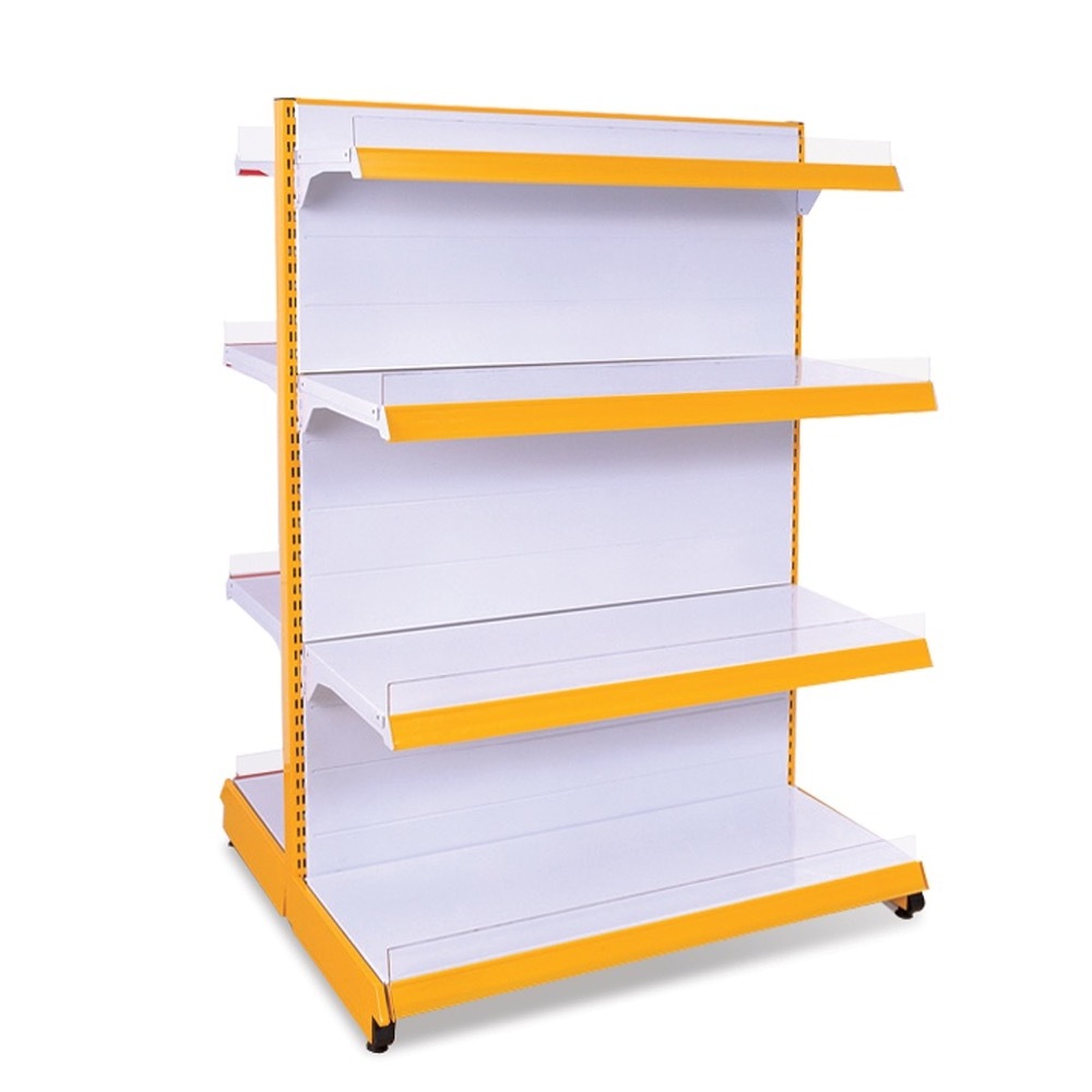 Customized Modern retail shop retail shelving gondola shelving system grocery store used display units shelving for sale