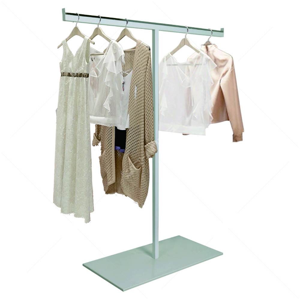 Clothes Hanger Display Rack Garment Shop Dress Rack Metal Wire Clothes Hangers Garment Rack