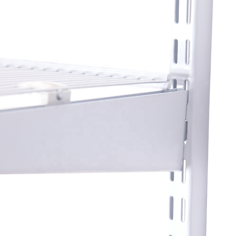 Punched Slotted Wall Mounted Shelf Bracket Hanging Shelf support with Powder Coating