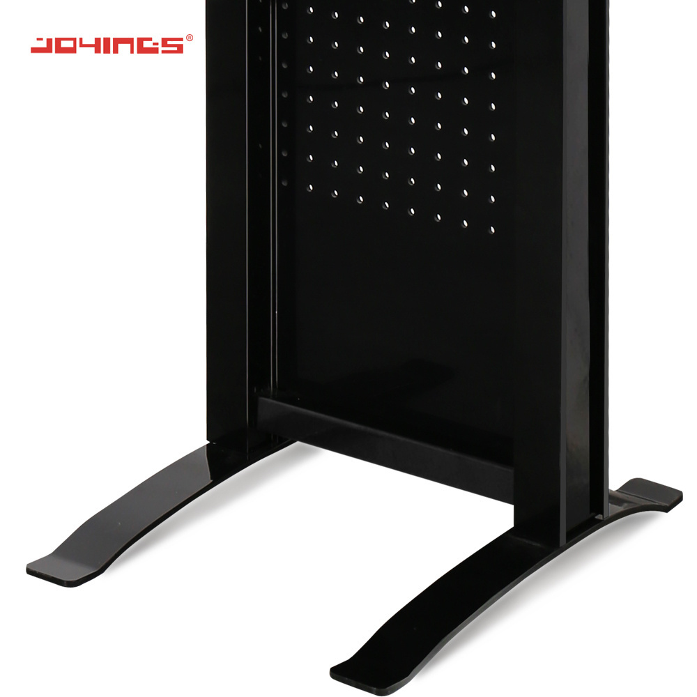 Easy To assemble Removable Metal Hook Jewelry Display Stand Retail Floor Retail Display Stand PP pegboard  Panel