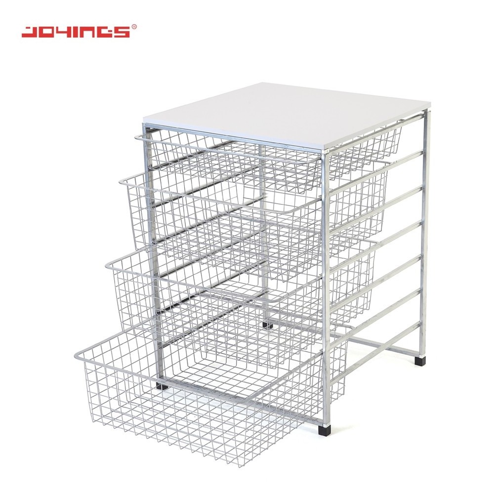 DIY Metal Furniture Closet Wardrobe System Wire Shelving System Solution Household Bedroom Closet Organizer