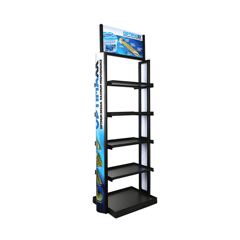 Clothes display rack vegetable storage rack shelve retail and supermarket sale black display storage rack shelf