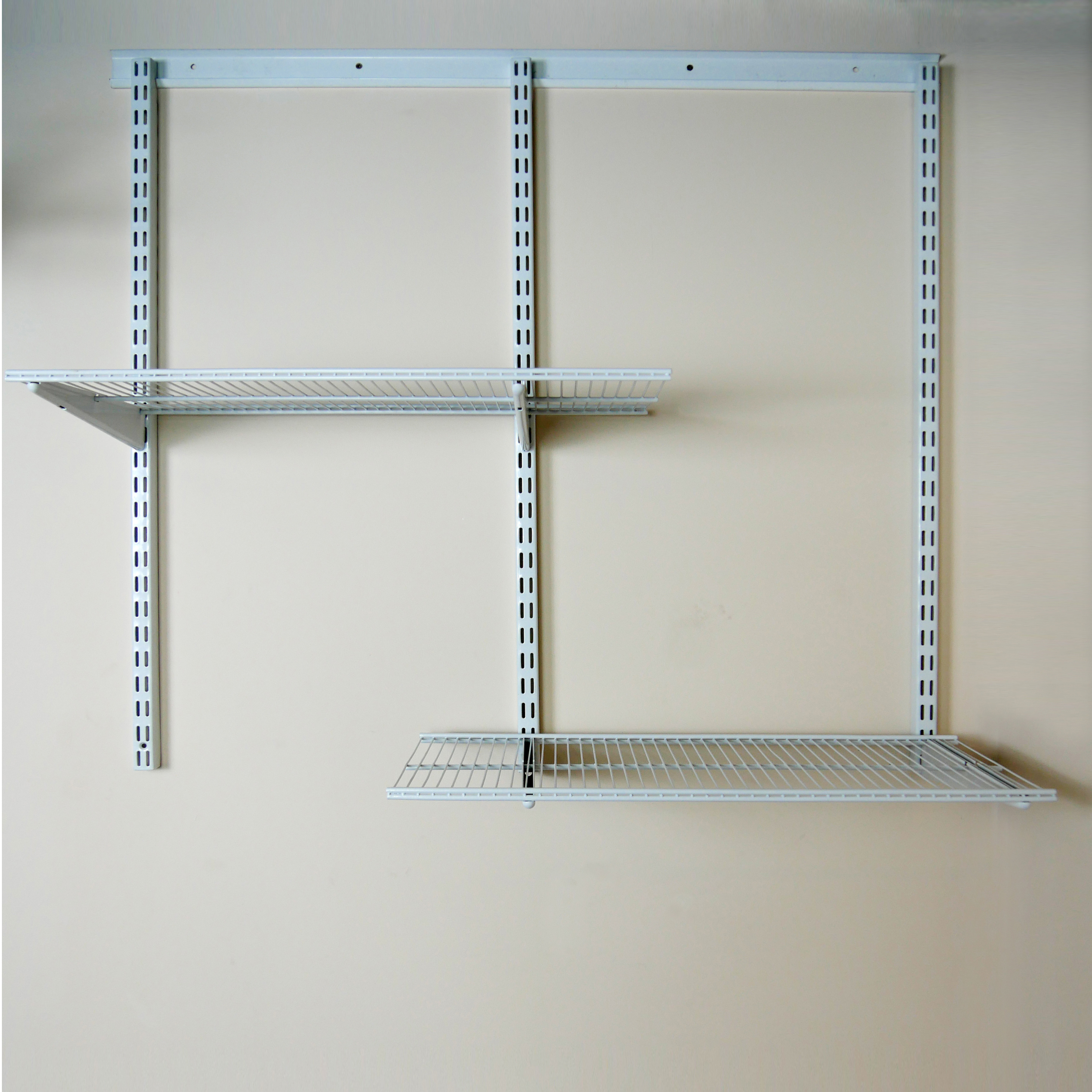 2022 The factory price shelving Wire Expandable Shelving White Classic Closet Kit Custom Closet Organization