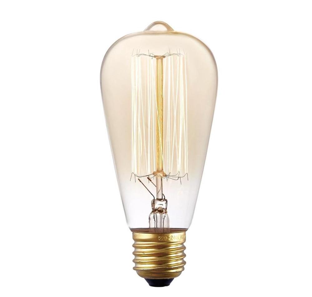 Factory directly nostaigie amber vintage edison bulb ST64 incandescent lamp