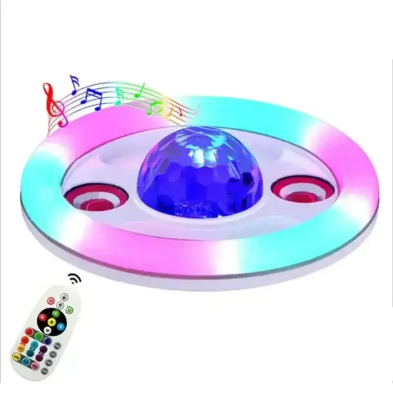 Newest Popular Led Music Light Bulb 36W High Power Ceiling RGB Color Changing Lamp Speaker with Remote for Indoor Home Party