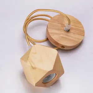 Pendant Lights Personality Loft Lights Wooden Pendant Lights Wood Pendant Lamp for Bedroom Homelamp for Kitchen Cafe Bar