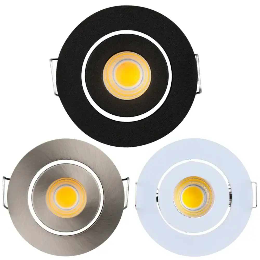 Dimmable 3W LED Spotlights Lighting Ceiling Downlights Lighting Bulb for Cabinet Counter Showcase AC110V 220V