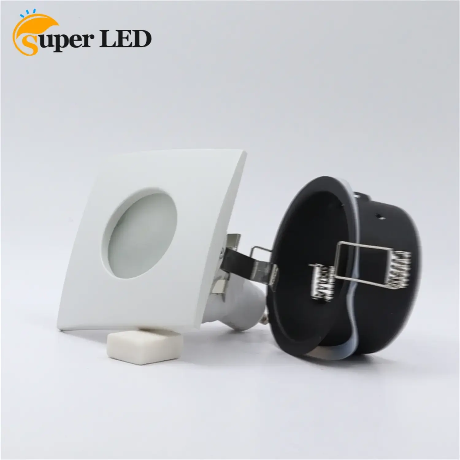 GU10/MR16/GU 5.3 LED Bulb Downlight Casing Round Adjustable Angle Recessed Ceiling Mounted Flushed Add On Bulb