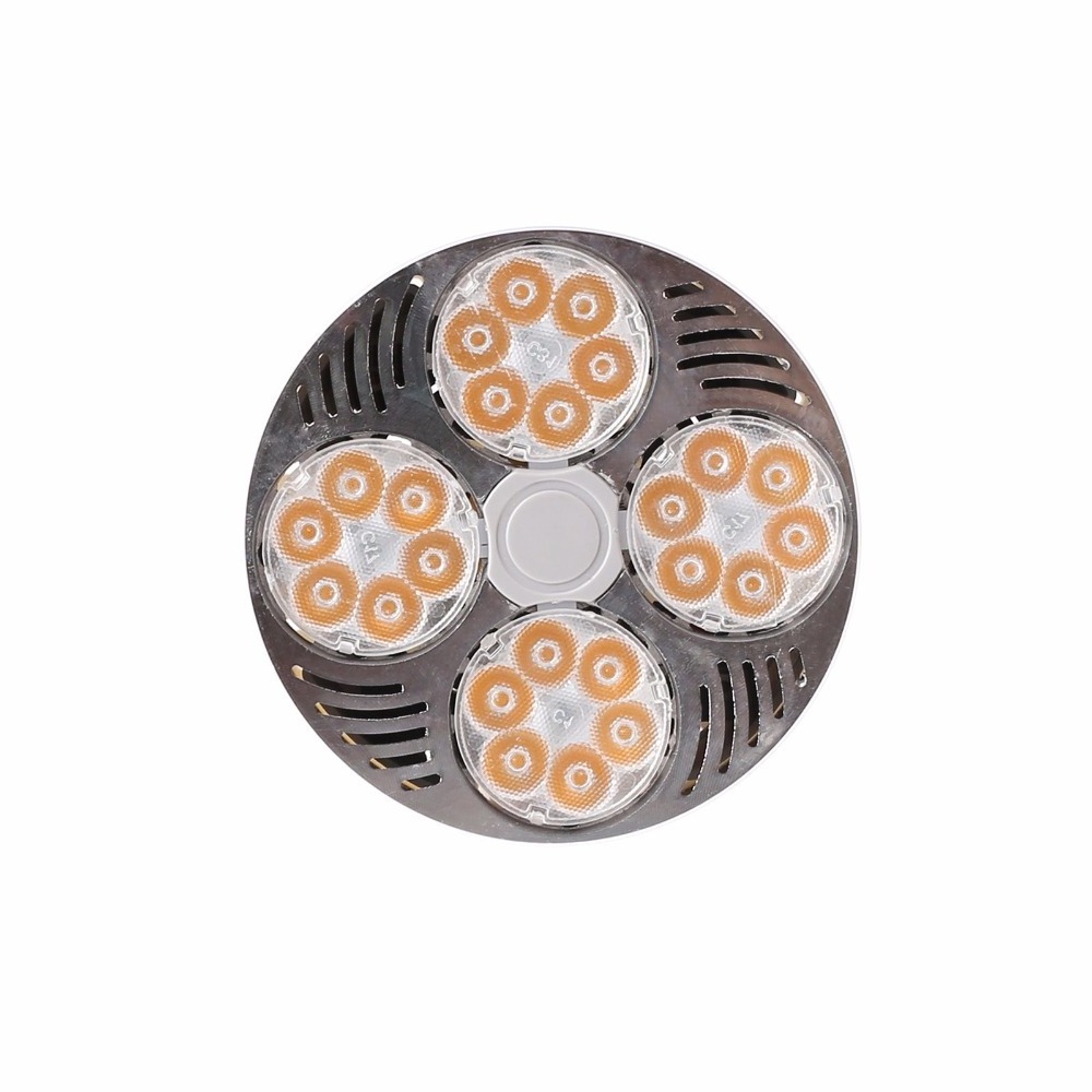 220V E27 PAR30 LED Lamp Bulb 35W Ultra Bright LED Light Bulb Lampara Built-in Fan Cooling for Track Lighting Downlight Spotlight