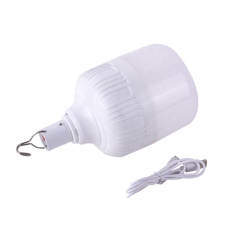 USB Charging Energy Saving Lamps Portable Usb Raw Material Led Lights Bulbs Rechargeable Light Emergency Led Bulb