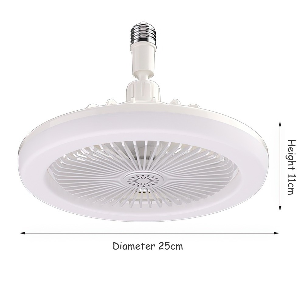 LED Ceiling Fan With Lighting Lamp Remote Control Aromatherapy Fan Lamp Suitable For E27 Converter Lamp For Bedroom Living