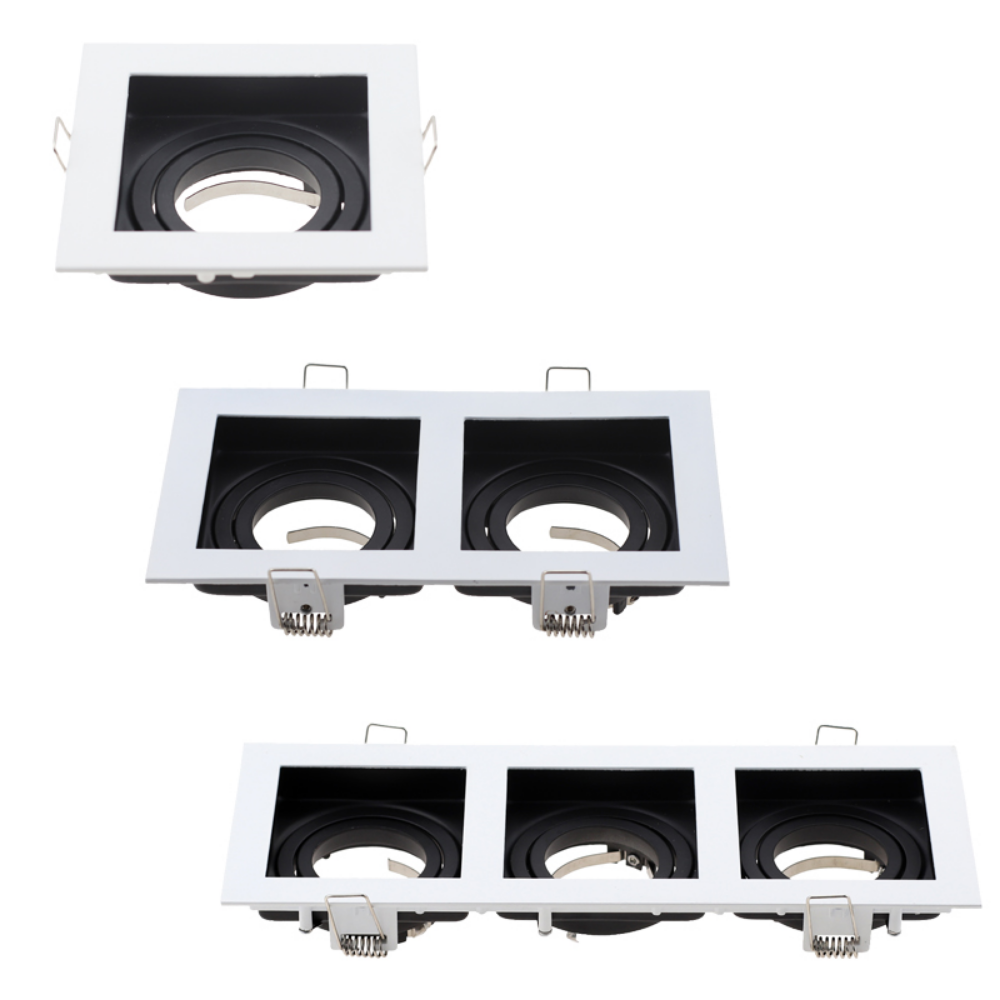 LED Downlight for GU10 Bulbs Mounting Frames Recessed Ceiling LED Spot Lighting Bedroom Kitchen Indoor Led Down Light Lamp